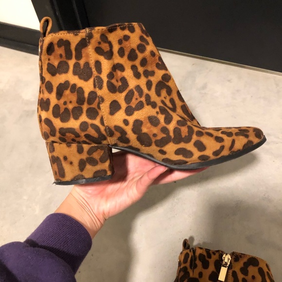 Target leopard suede booties - Picture 4 of 5